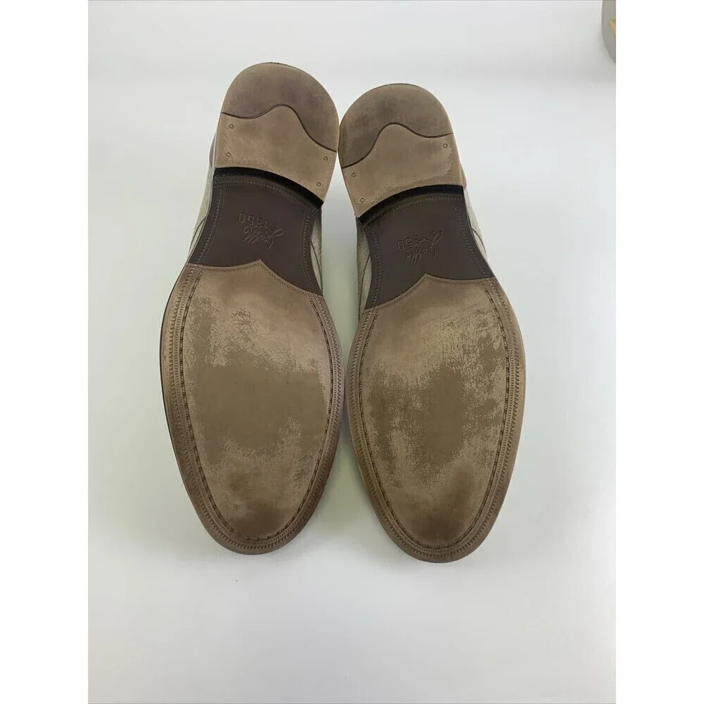 BOGO Johnston And Murphy Chukka Boot Textured Nubuck Taupe LaceUp Leather Men 13